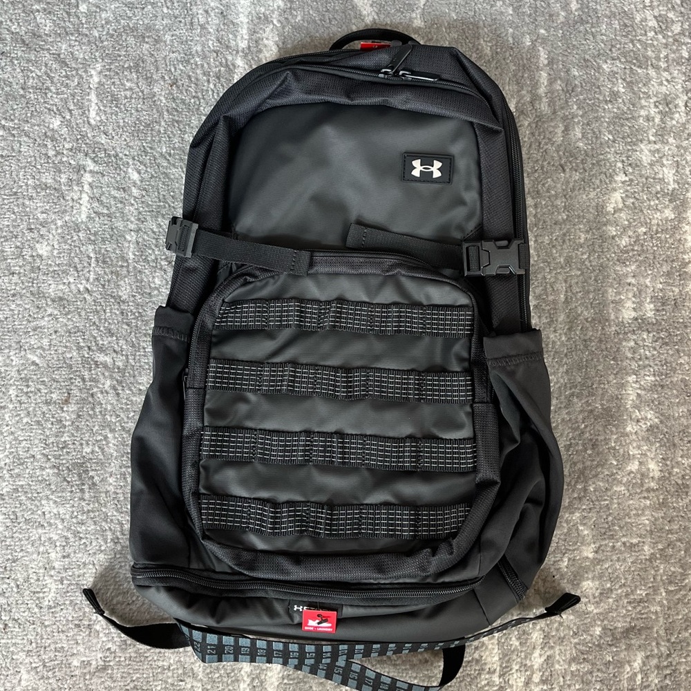 New Black Under Armour Backpack.
